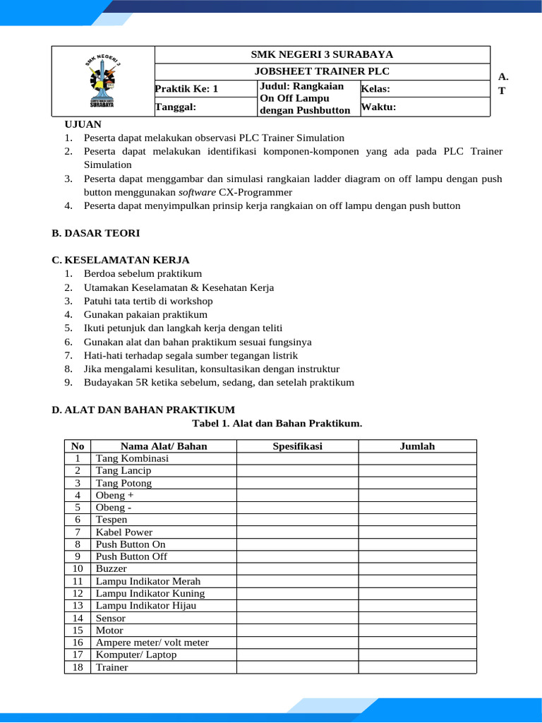 Rangkaian On Off Lampu dengan Push Button | PDF