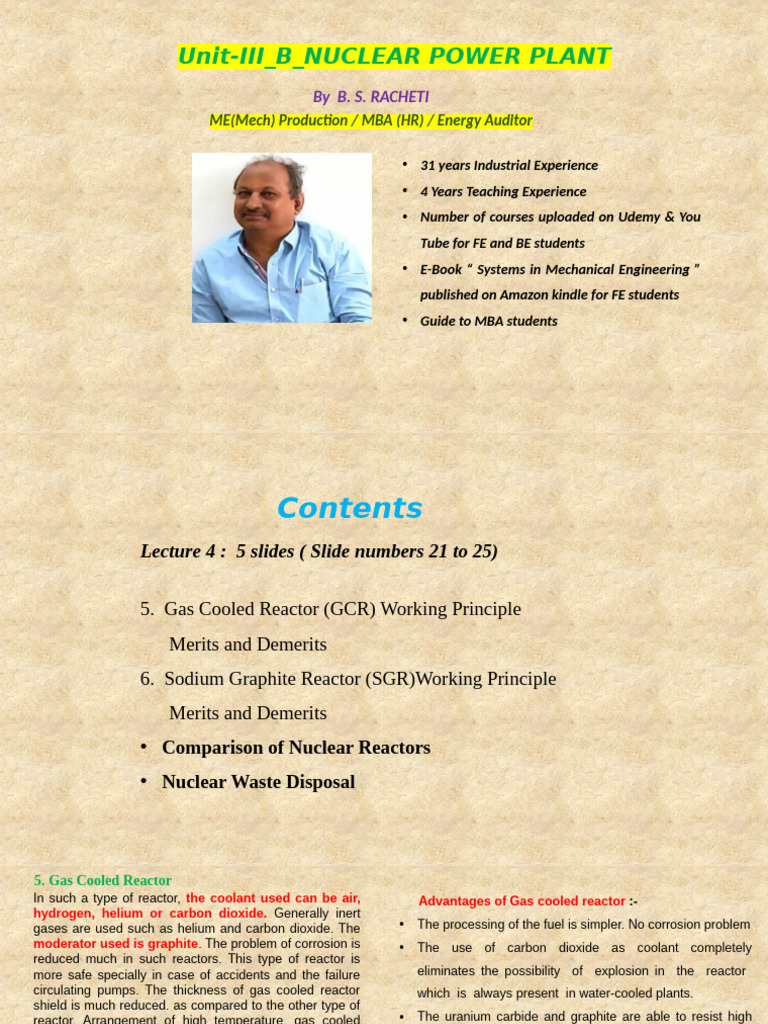 3.2d Types+of+Reactors II | PDF | Coolant | Nuclear Reactor