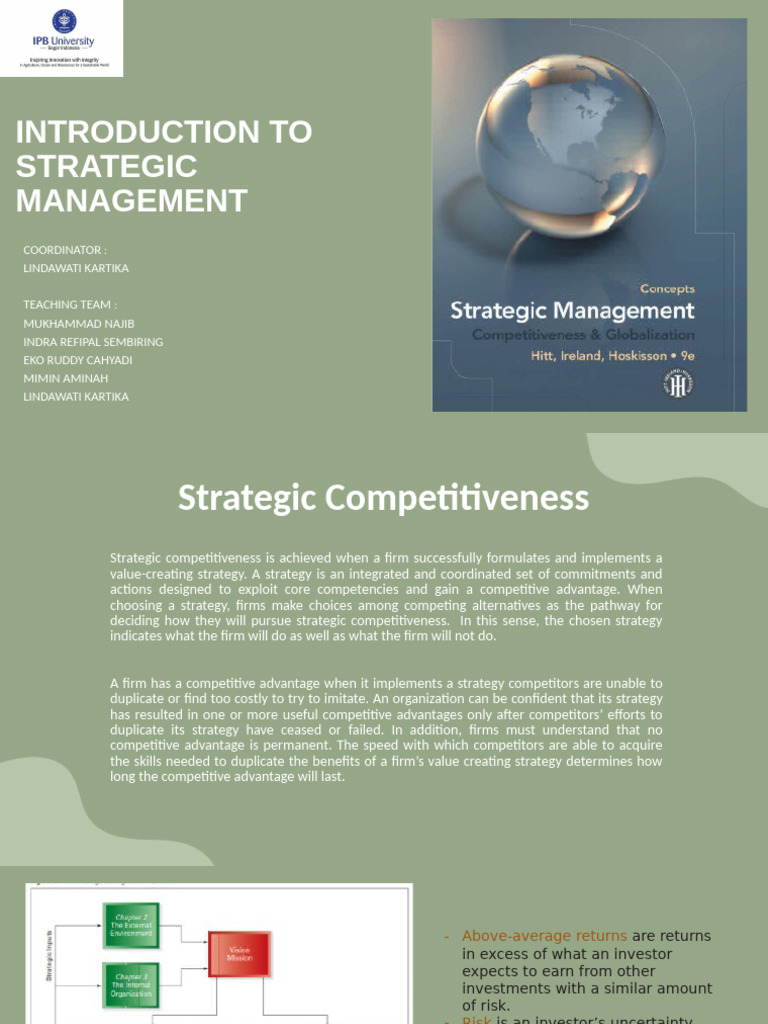 Strategic Management Overview and Insights | PDF | Competitive ...