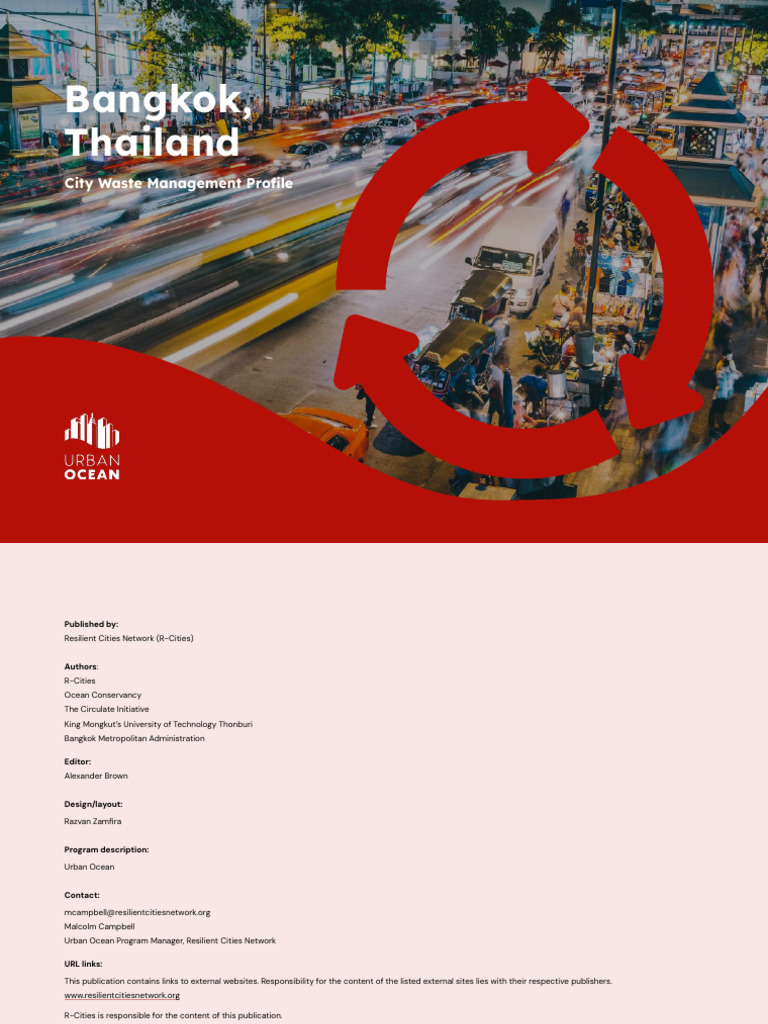 Bangkok Waste Management Overview | PDF | Waste Management | Bangkok
