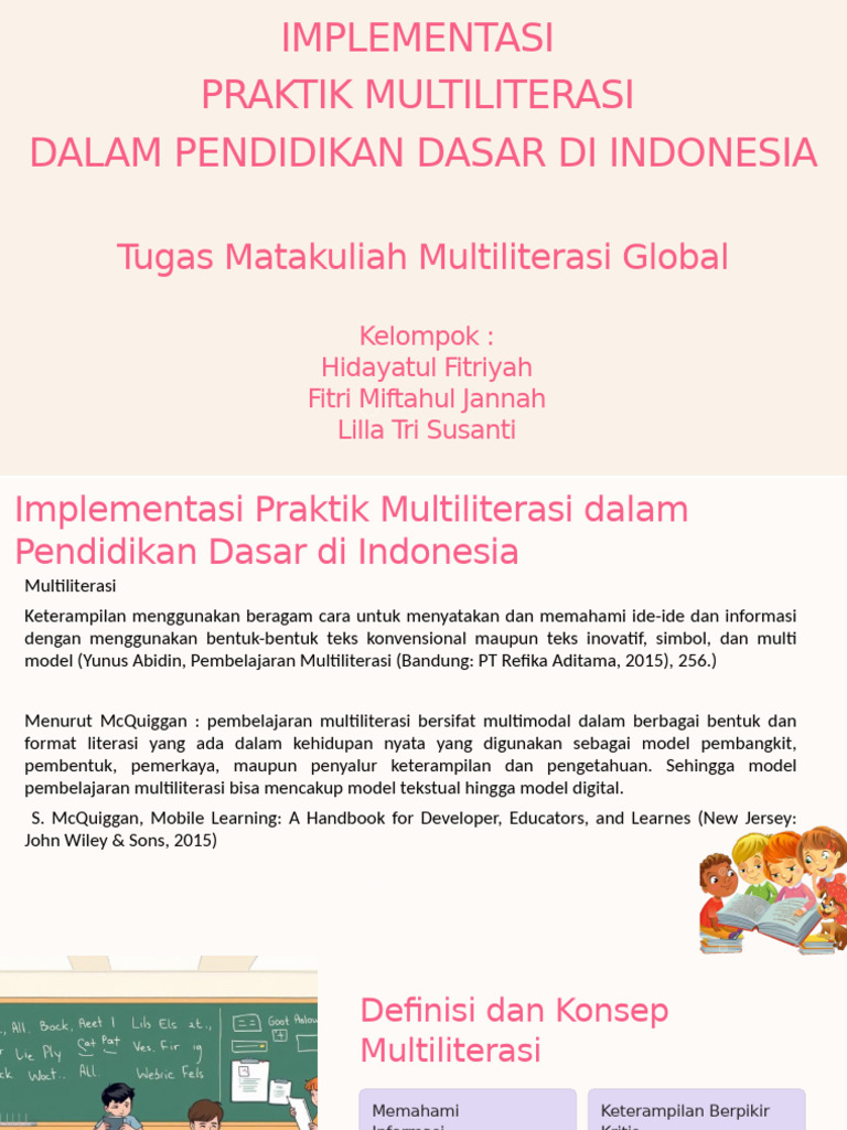 Multiliterasi dalam Pendidikan Dasar Indonesia | PDF