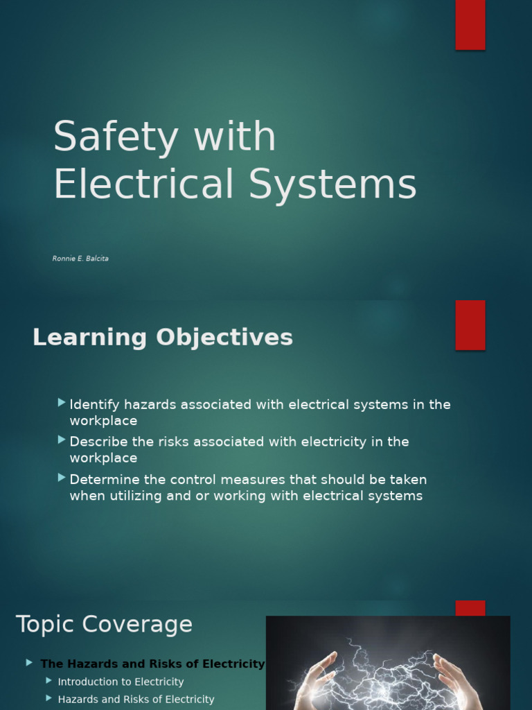 Electrical Safety in the Workplace | PDF | Electricity | Electronic ...