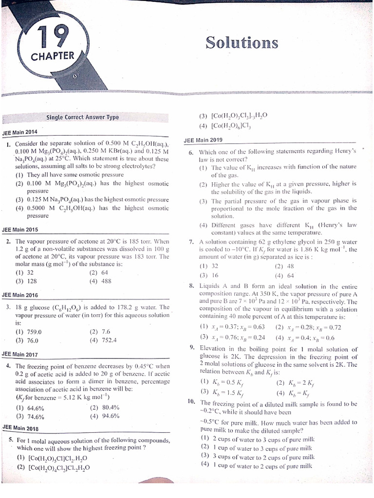 Solution PDF | PDF