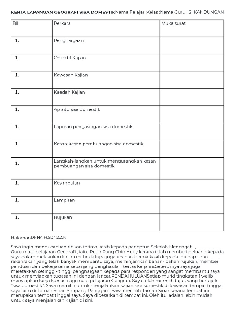 Notes For Kajian Geo F1 2025.docx - 20251018 - 092552 - 0000 | PDF