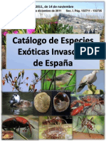 Catalogo de Especies Exoticas Invasoras de España-2011