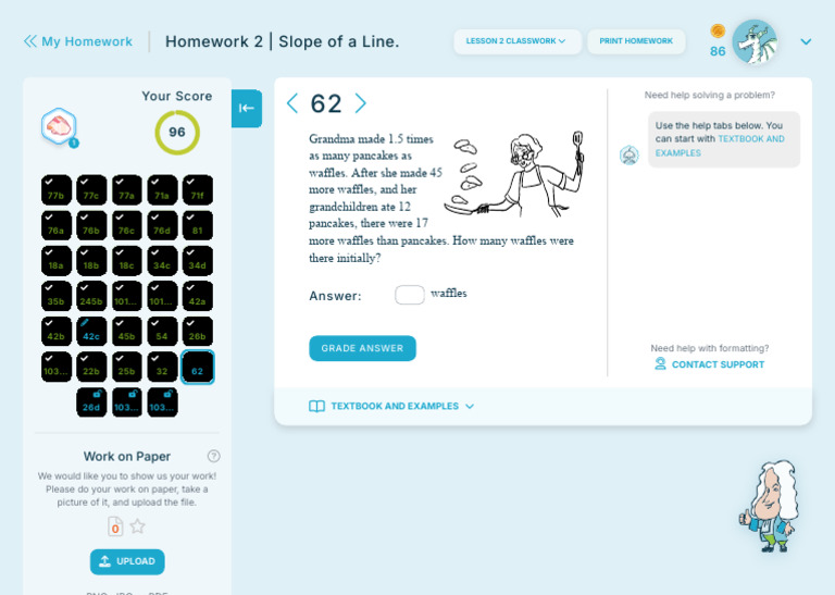 Lesson 2 Homework: Slope Practice | PDF