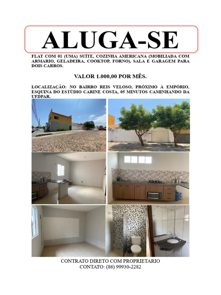 Cartaz Aluguel Casa PHB | PDF