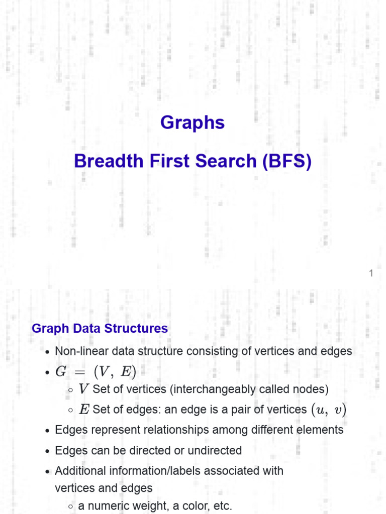 Understanding Graph Data Structures | PDF | Vertex (Graph Theory ...