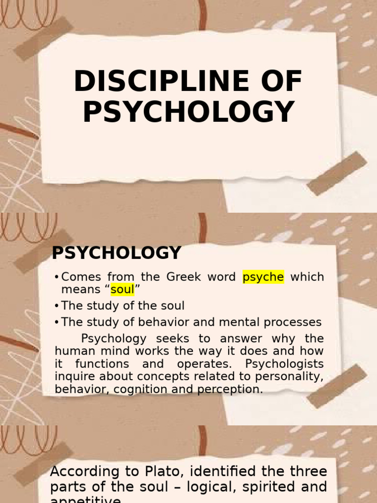 Overview of Key Psychology Concepts | PDF | Psychology | Mind