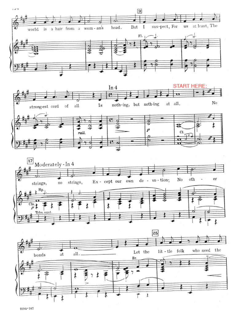 Sweetest Sounds:No Strings | PDF