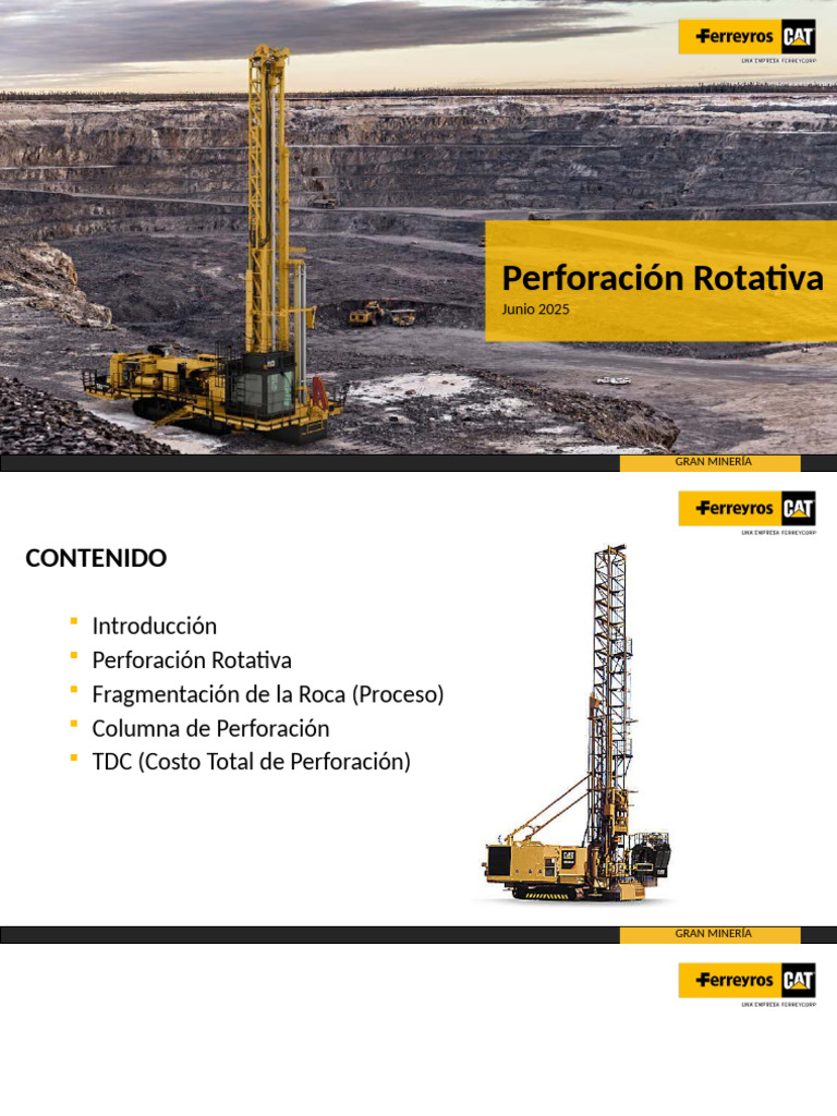 Guía Completa de Perforación Rotativa | PDF | Perforación | Minería