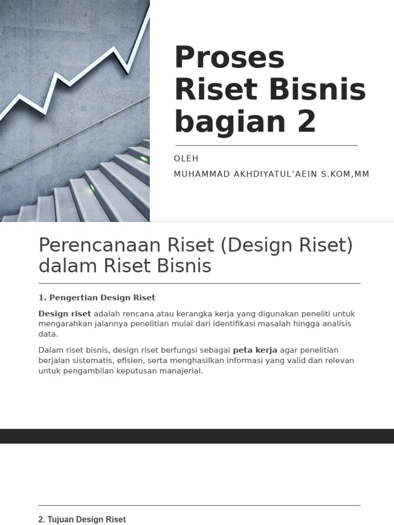 Rencana Desain Riset Bisnis Efektif | PDF