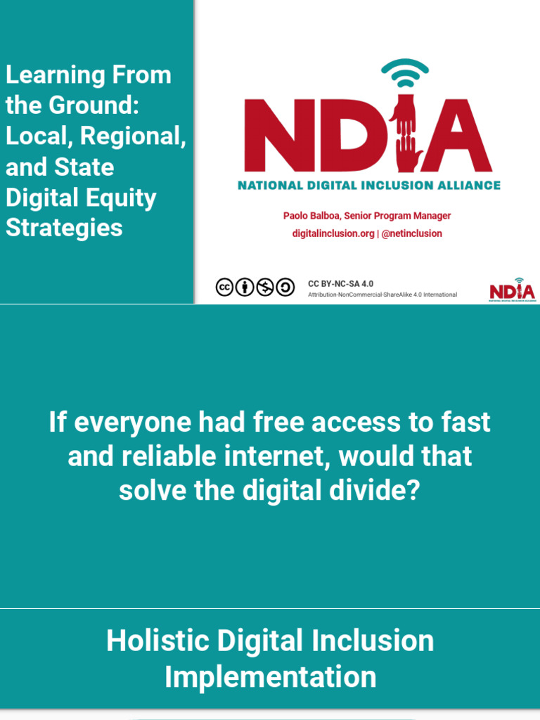 Local Digital Equity Strategies Guide | PDF