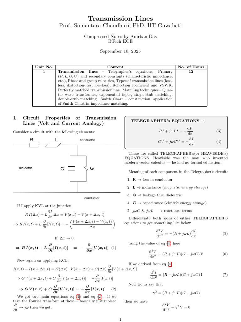 TX Lines | PDF | Transmission Line | Electrical Engineering