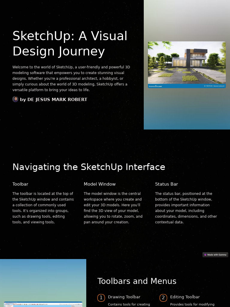 SketchUp 3D Modeling Guide | PDF | Shape | Curve