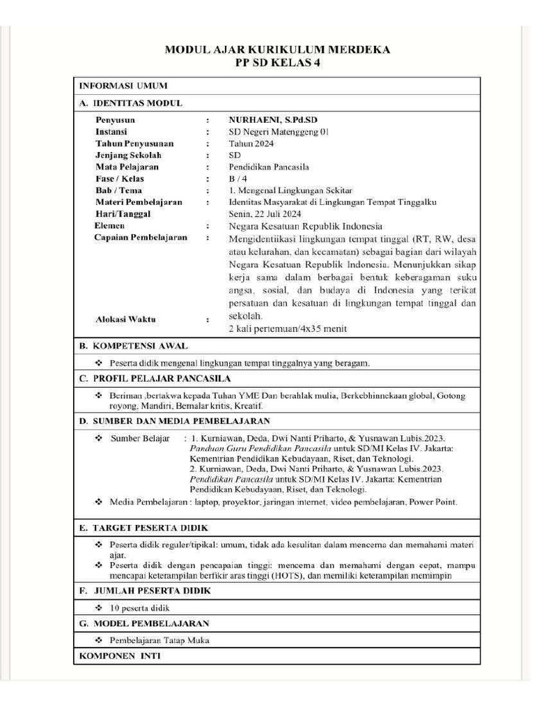 RPP PKN | PDF