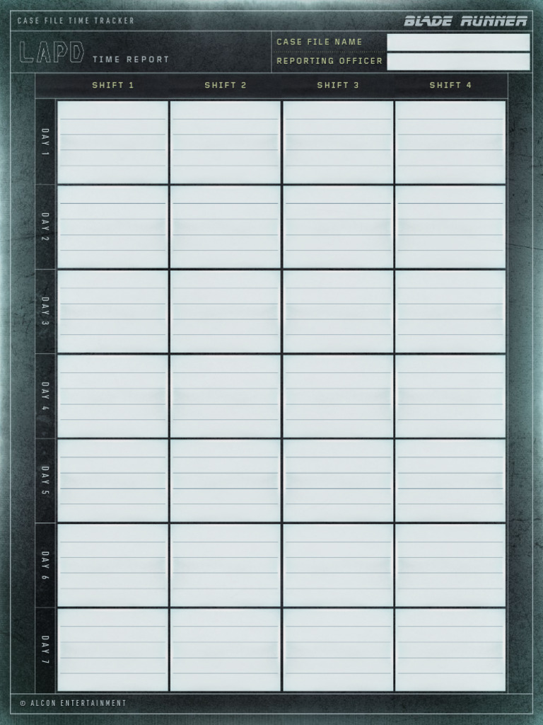 Case File Time Tracker Report | PDF