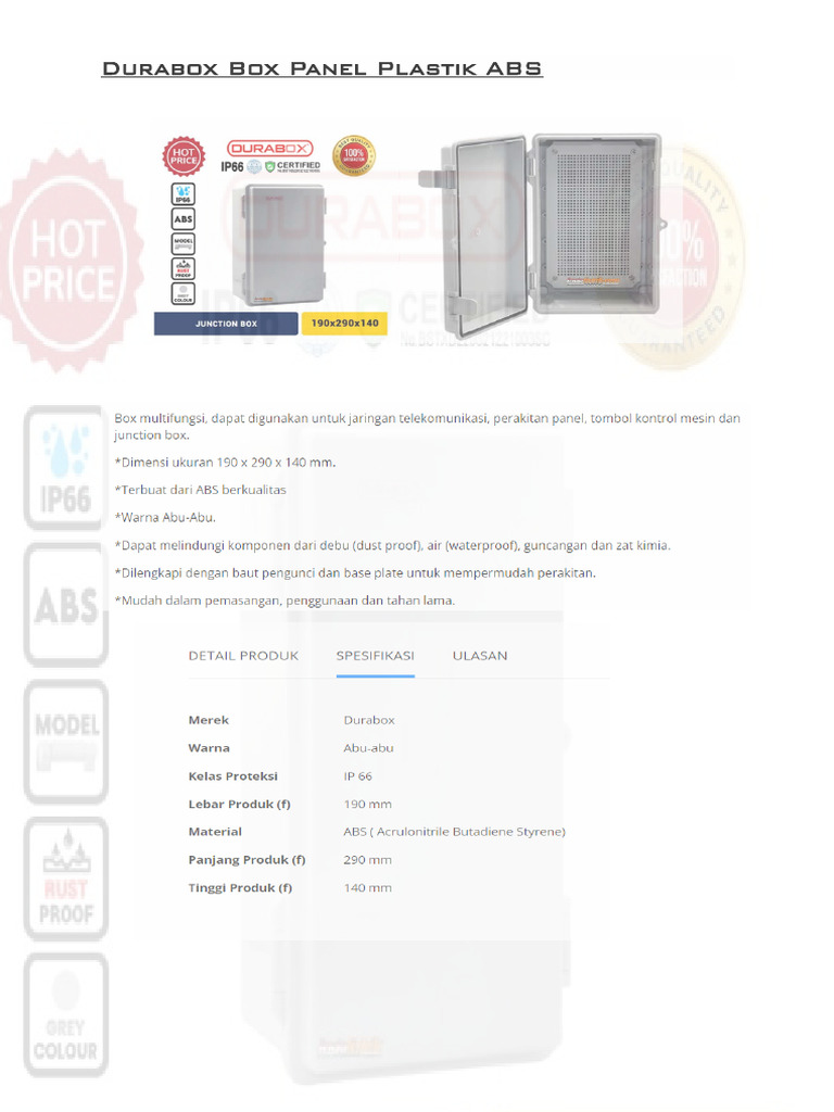Box Multifungsi | PDF