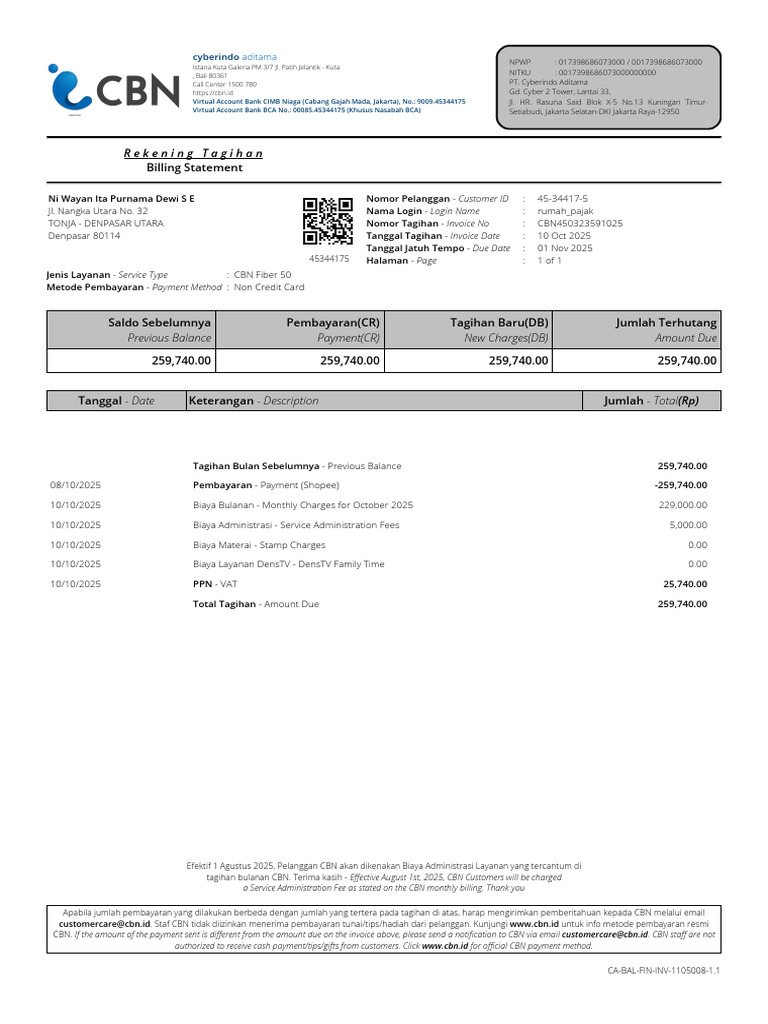 CBN Service Fee Notice Effective 2025 | PDF | Payments | Money