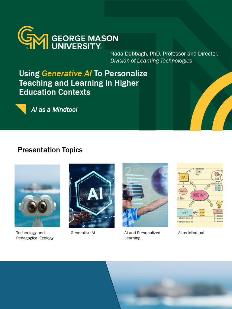 Generative AI in Higher Education Learning | PDF | Artificial ...