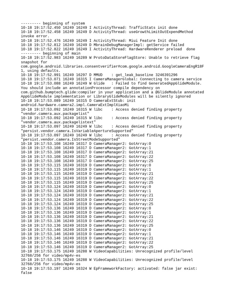 Log Cat 1760789872920 | PDF | Computing | Computer Programming