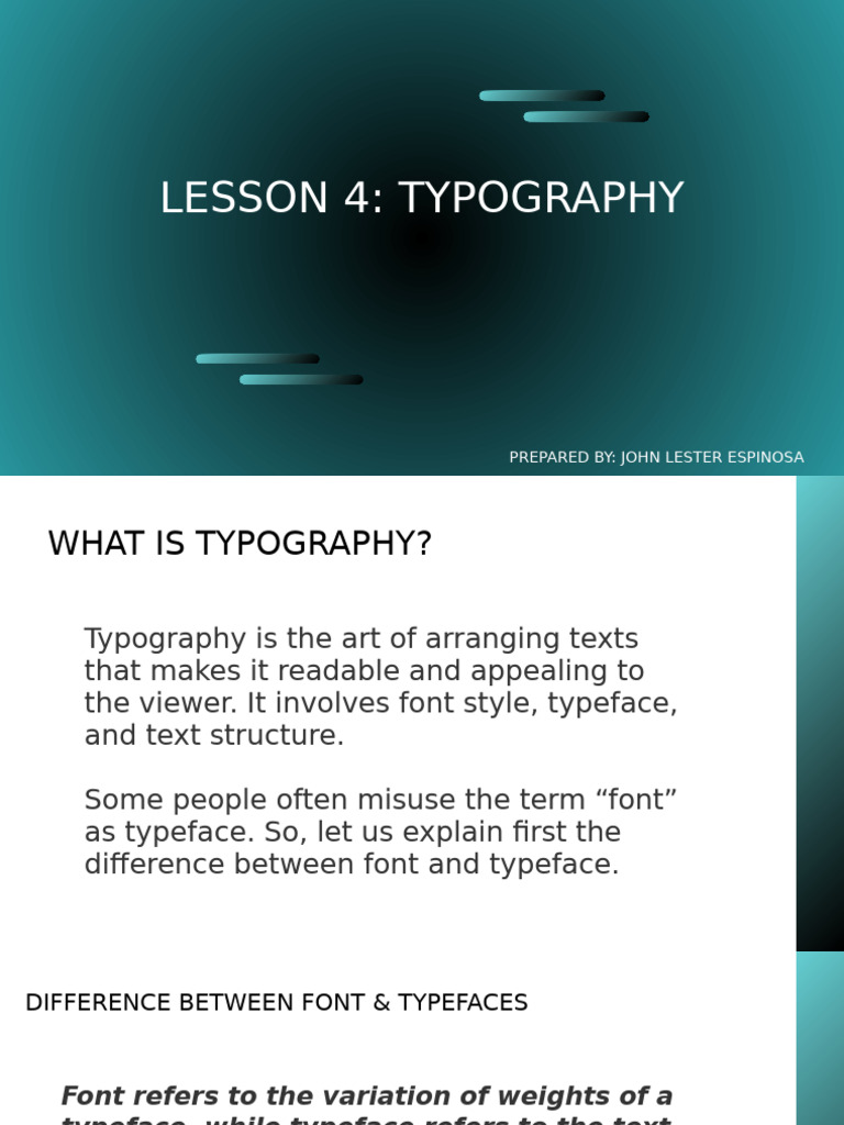 Understanding Typography Basics | PDF