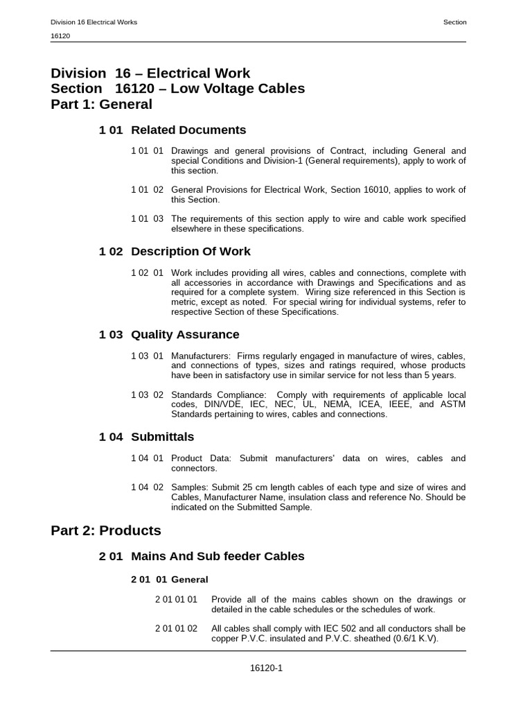 Low Voltage Cable Installation Guide | PDF | Electrical Wiring ...