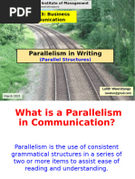 Understanding Parallelism in Literature | PDF | Phrase | Syntax
