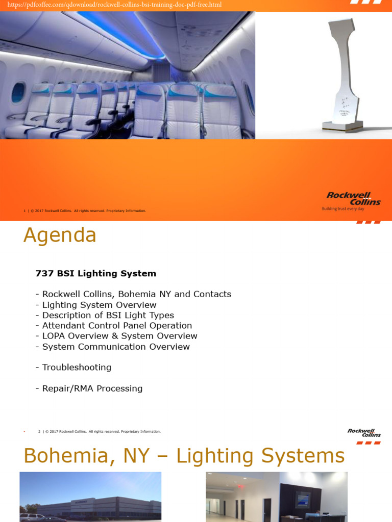 Rockwell Collins Bsi Training Doc PDF Free | PDF