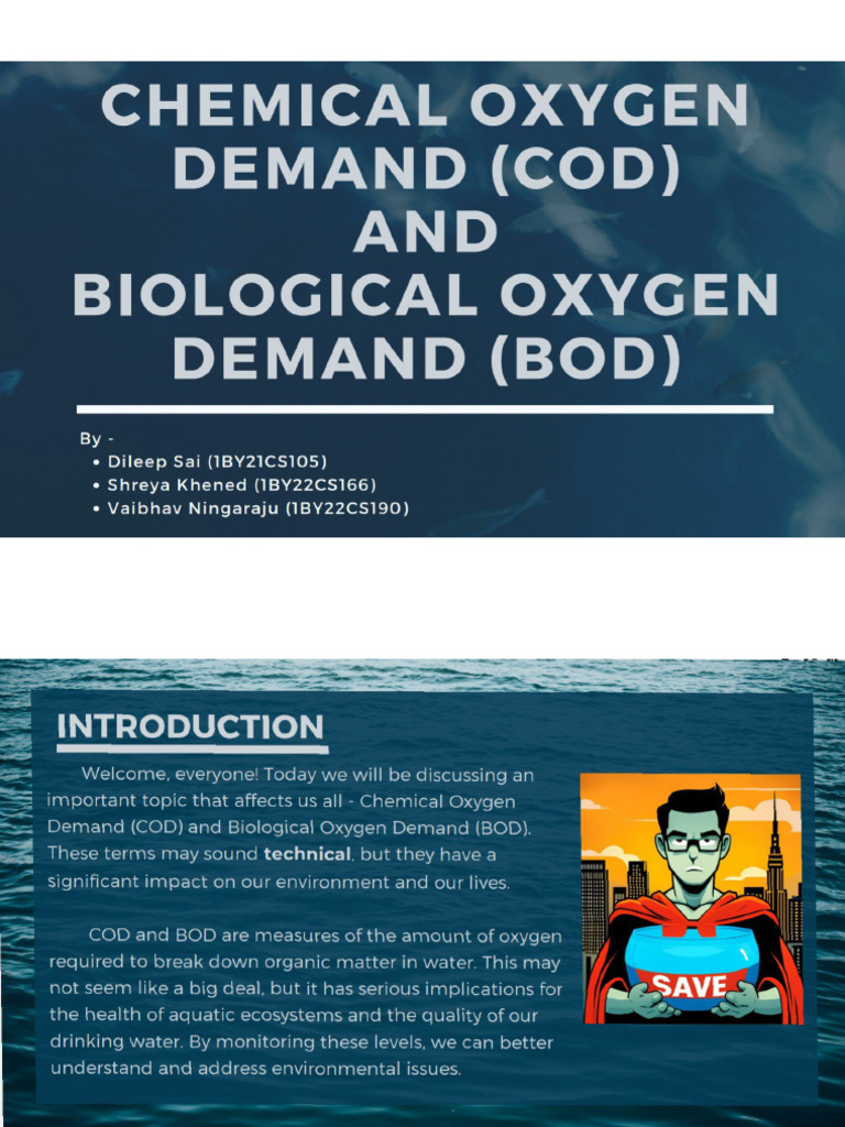 BOD and COD PDF | PDF