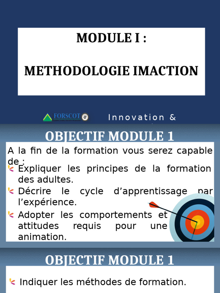 Méthodologie de Formation des Adultes | PDF | Apprentissage | Expérience