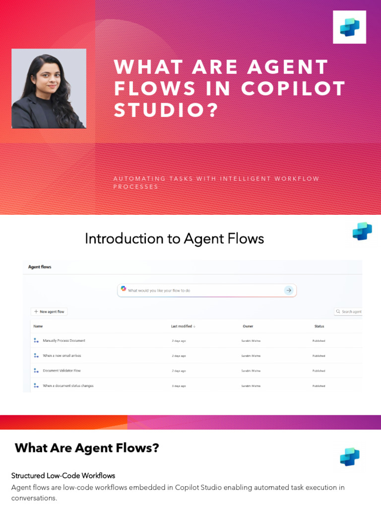Understanding Agent Flows in Copilot Studio | PDF | Automation ...