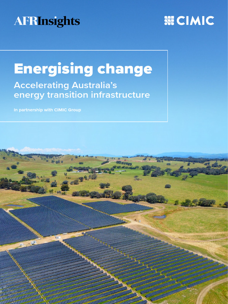 Energising-change AFR Insight | PDF | Infrastructure | Renewable Energy