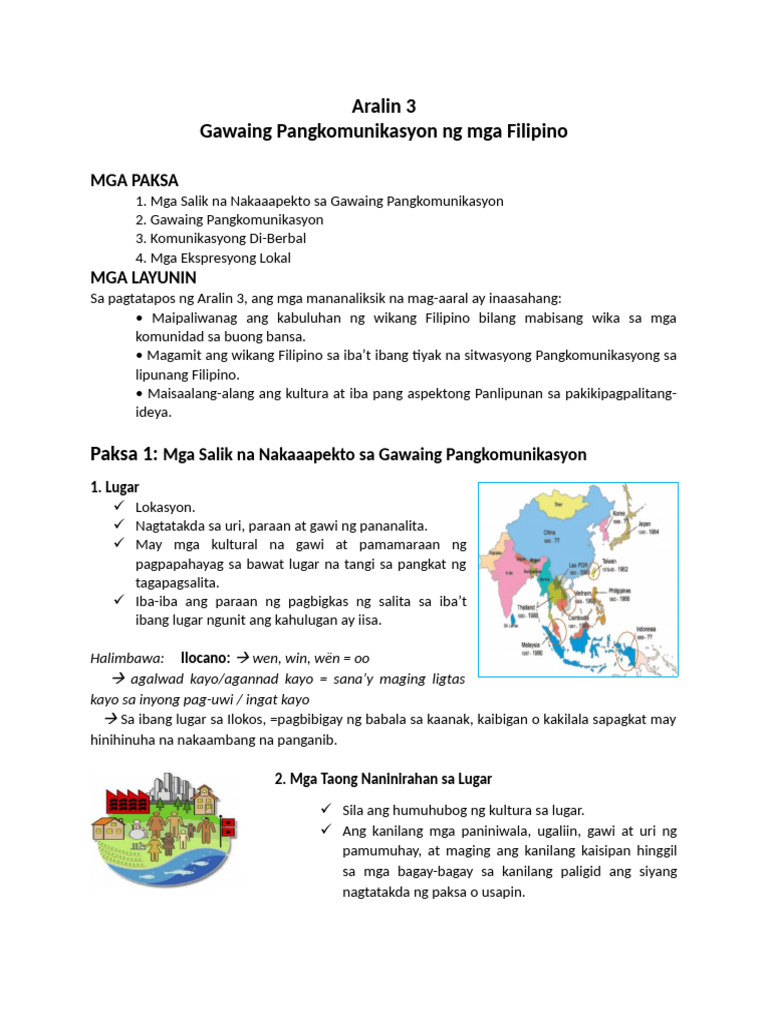 KOMFIL Aralin 3 | PDF
