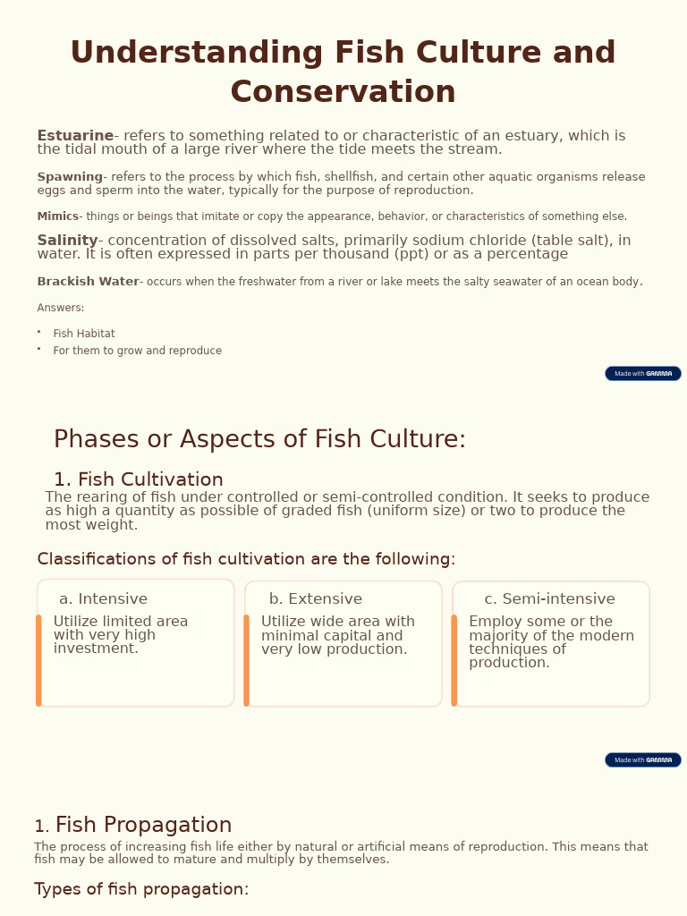 Establishing Fish Sanctuaries for Propagation | PDF | Fish | Estuary