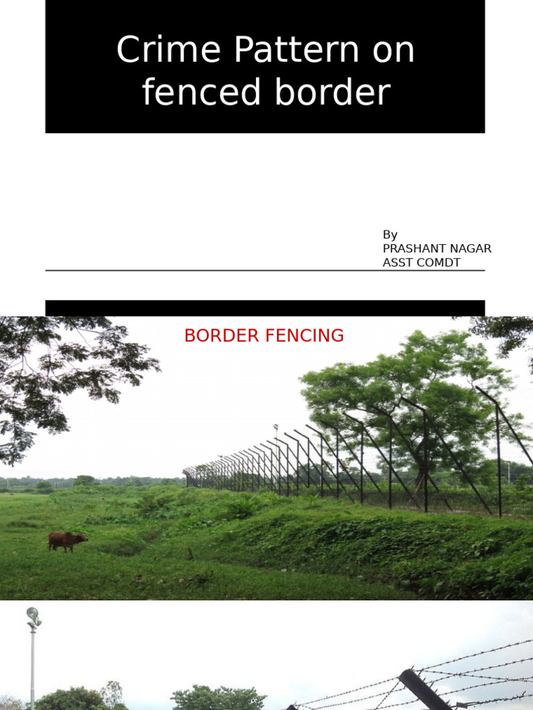 Pattern of Crime On Fenced Border | PDF | Smuggling | Crimes