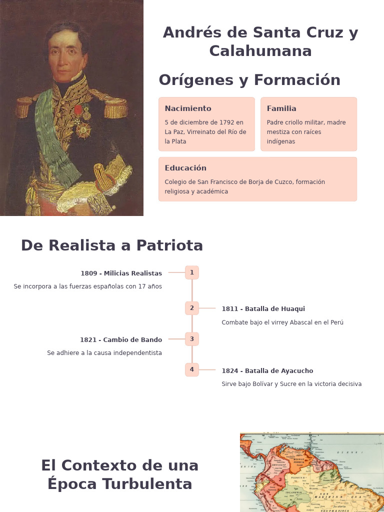 Andres de Santa Cruz y Calahumana | PDF | Bolivia | Perú