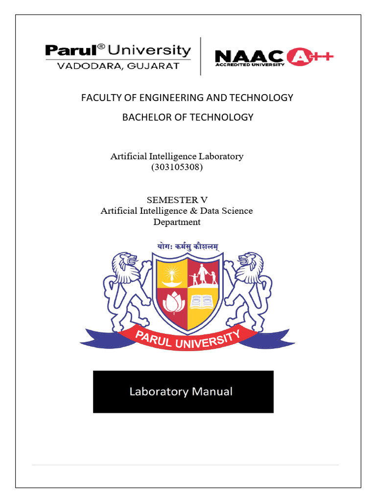 AI Lab Manual | PDF | Artificial Intelligence | Intelligence (AI ...