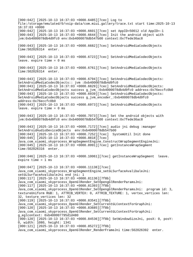 Trace | PDF | Java Platform | Computing Platforms