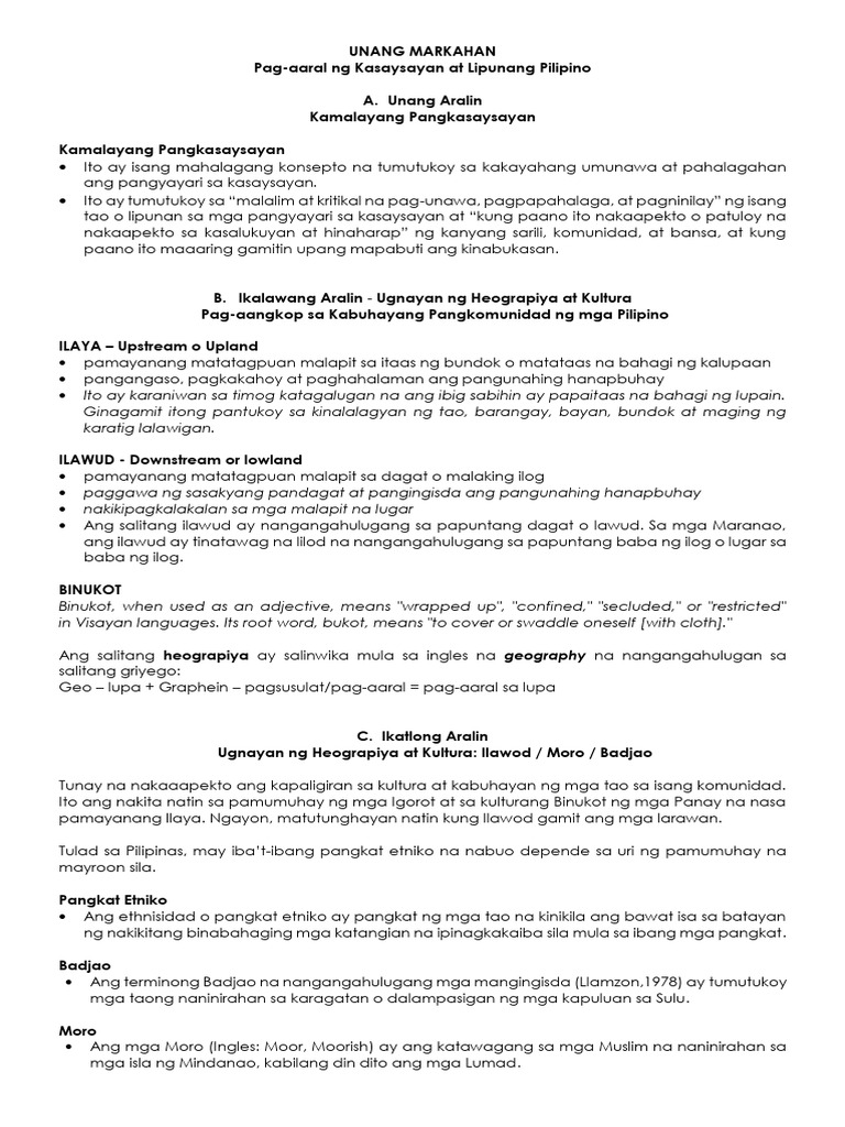 Q1 Lessons 1 6 | PDF