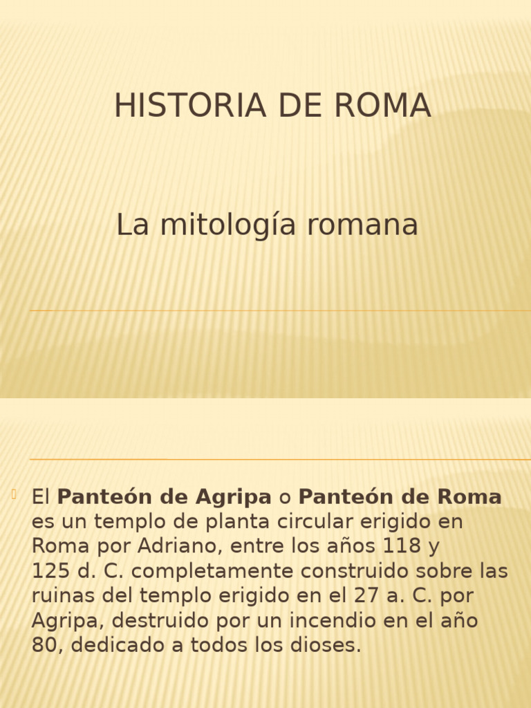 Mitología Romana y sus Dioses | PDF | Mitología romana