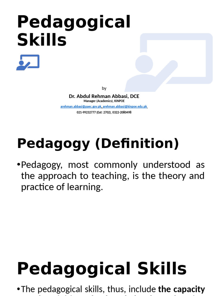 Pedagogical Skills For Feb 2024 | PDF | Pedagogy | Learning Styles