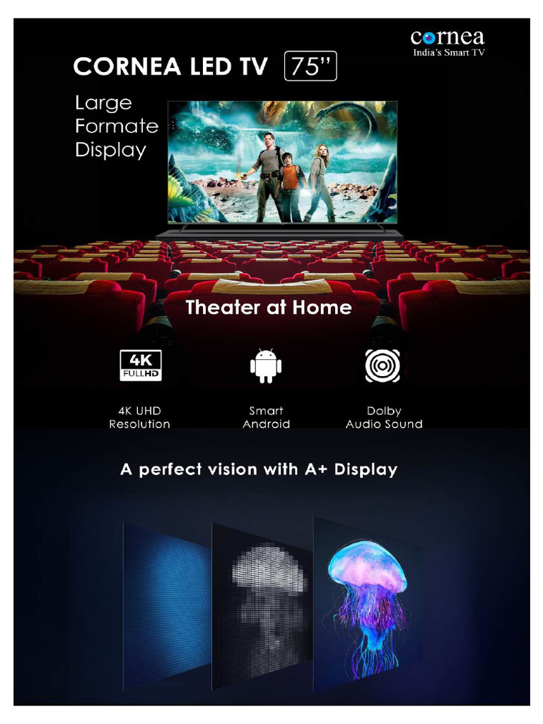 Conea 75 Smart LED TV 1 | PDF