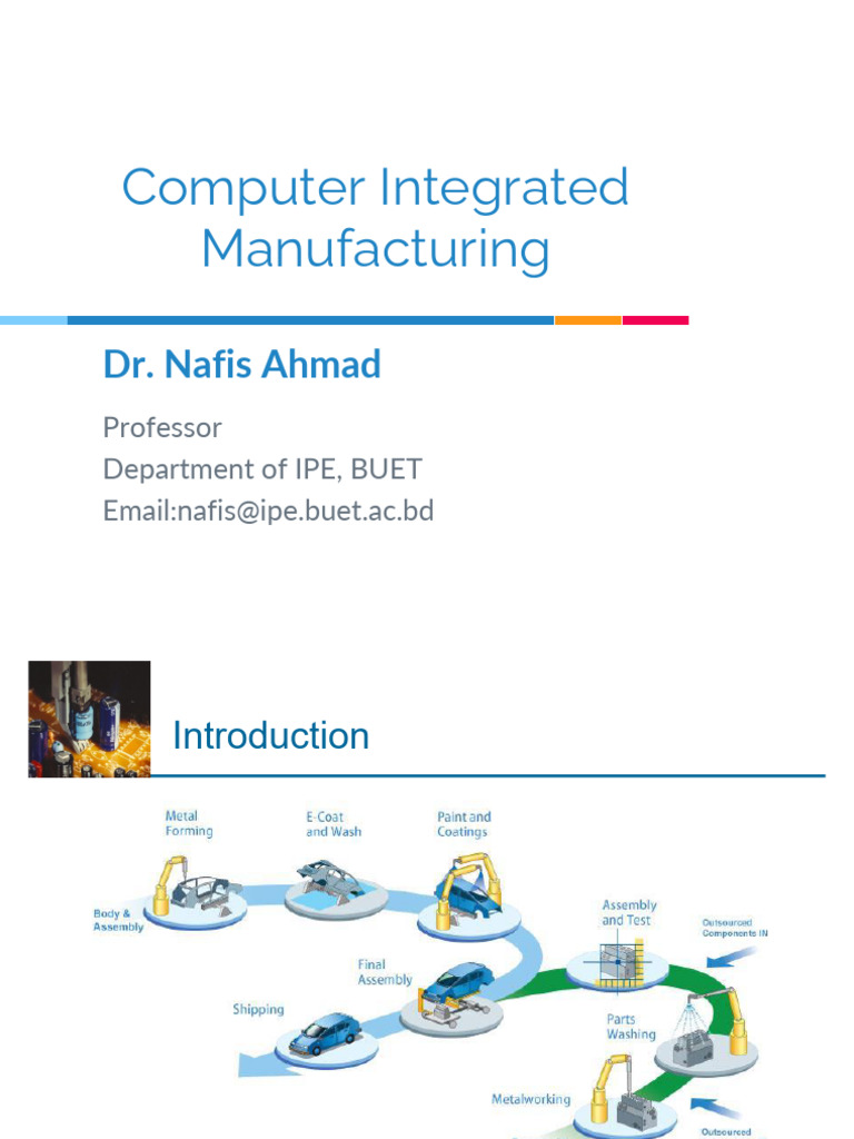 Computer Integrated Manufacturing Overview | PDF | Automation | Computing