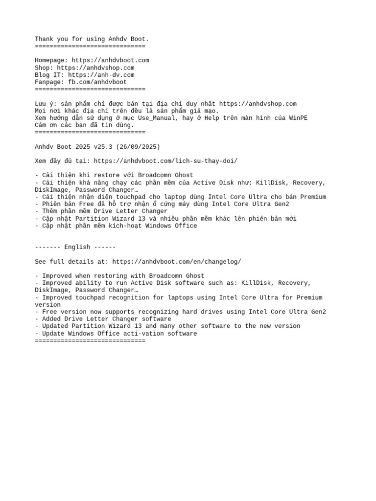 Change Log | PDF