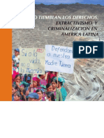 libro mineria extractivismo y criminalización OCMAL