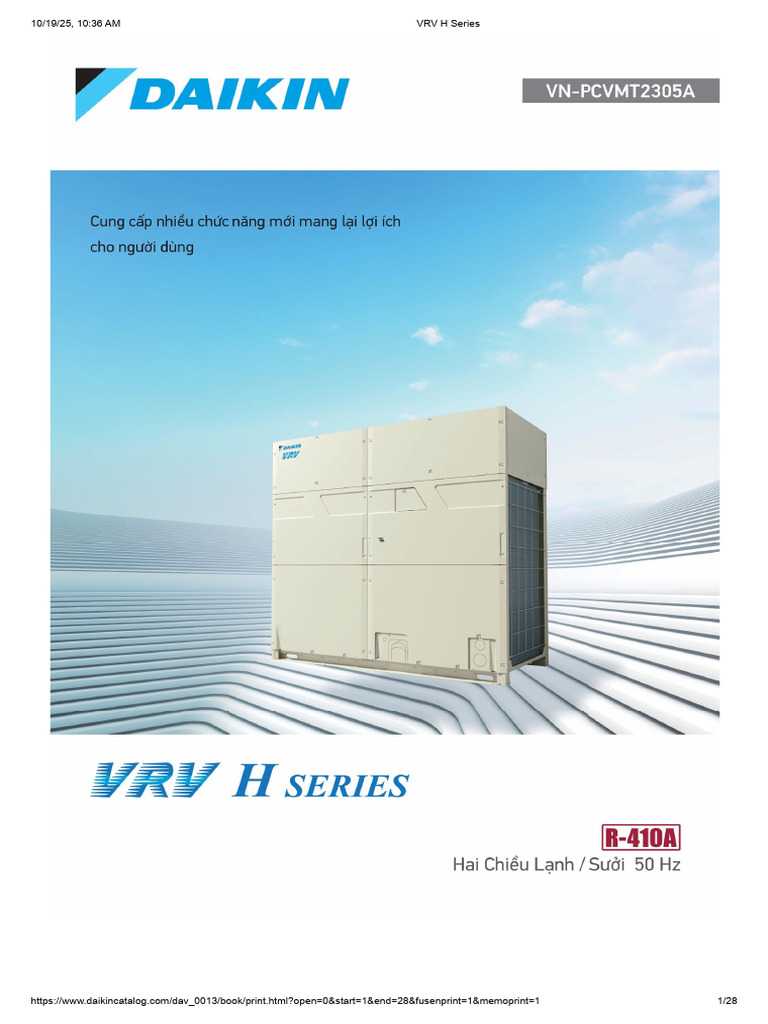 VRV H Series Overview and Features | PDF