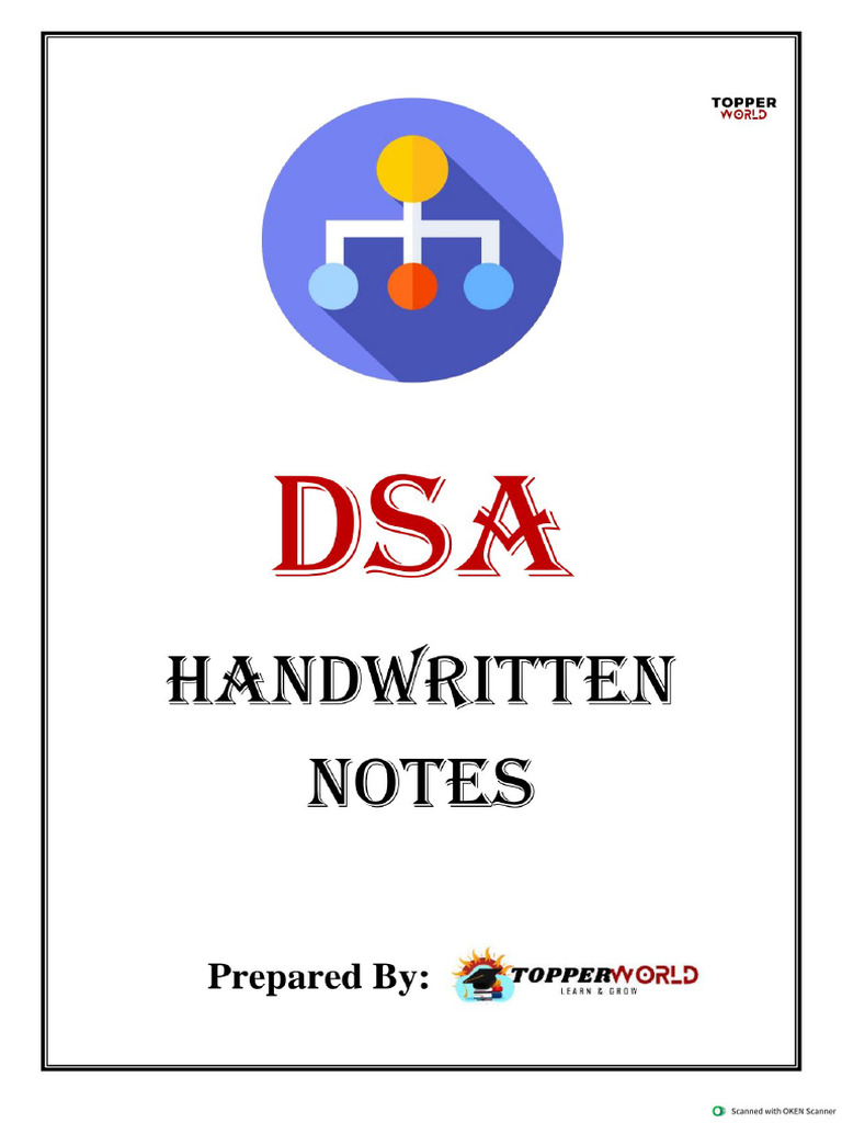 Dsa Handwritten Notes Pdf