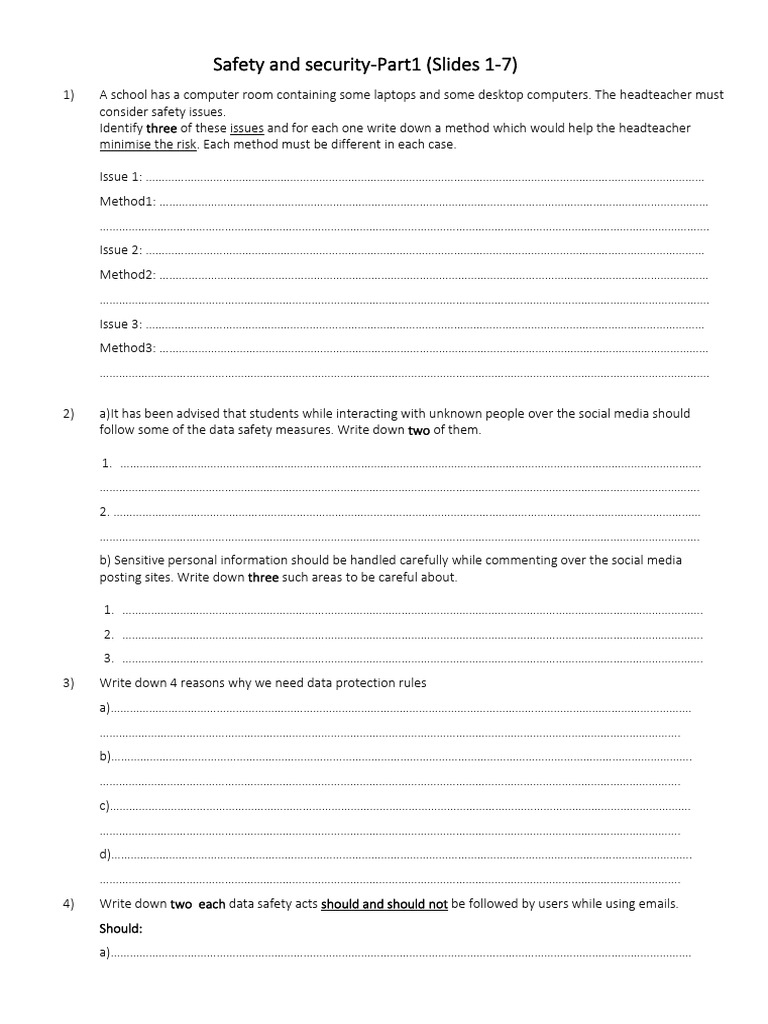 School Safety and Data Protection Guide | PDF | Computing | Cyberspace