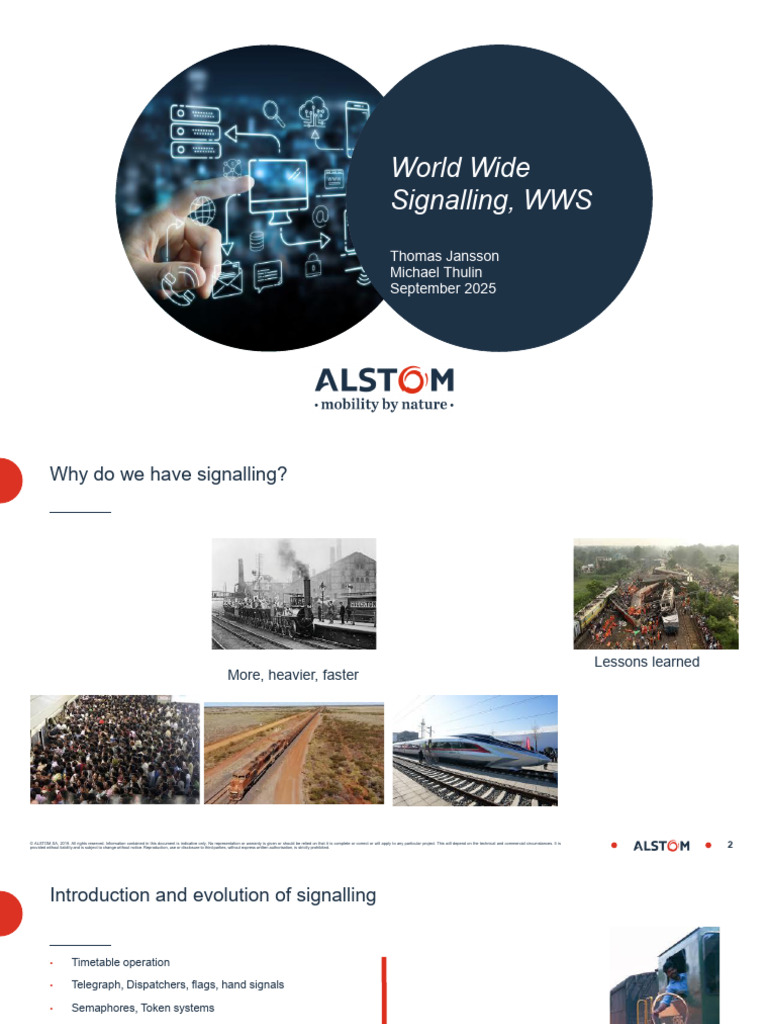 Global Railway Signalling Evolution | PDF | Railway Safety | Transport ...